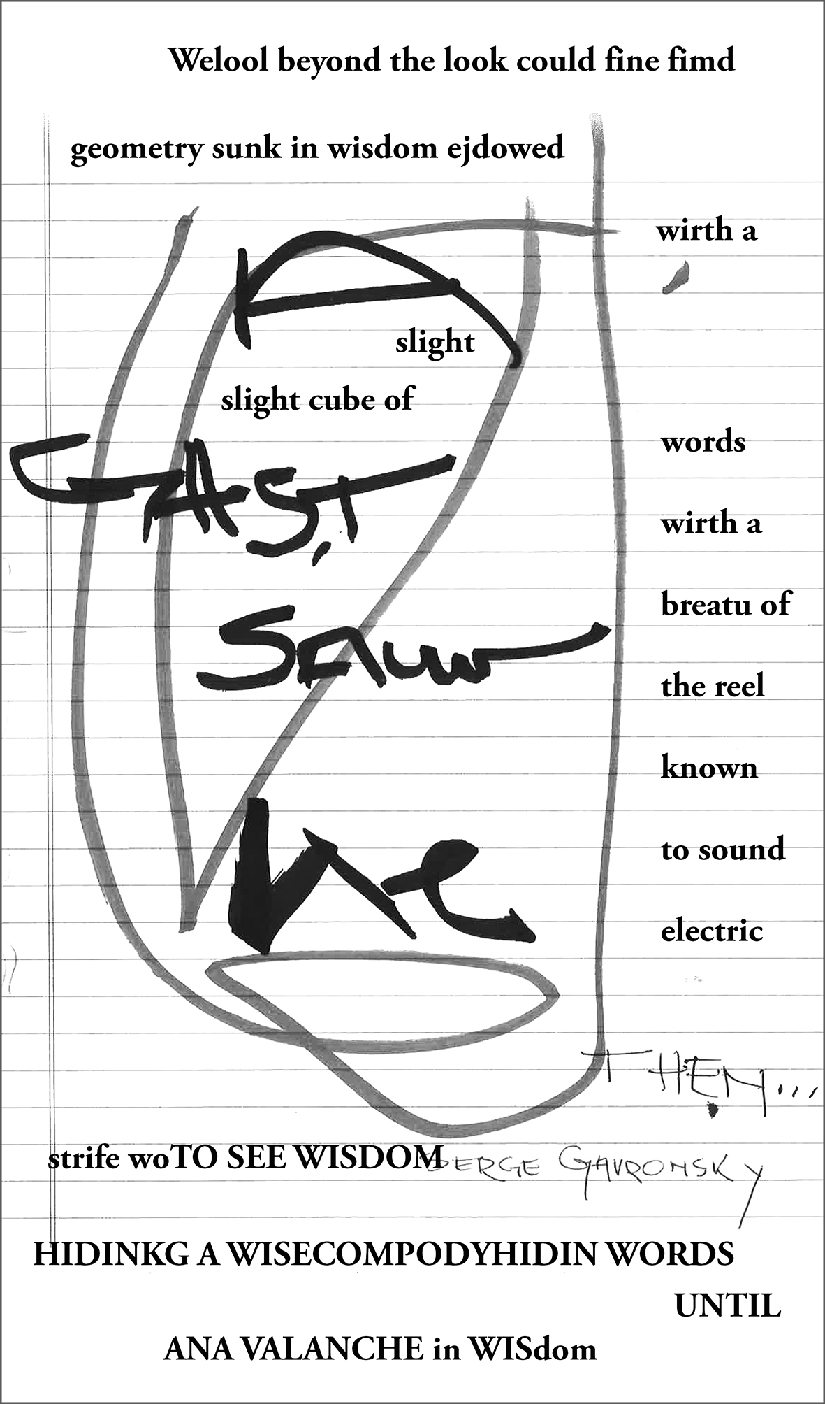 Artwork by Serge Gavronsky